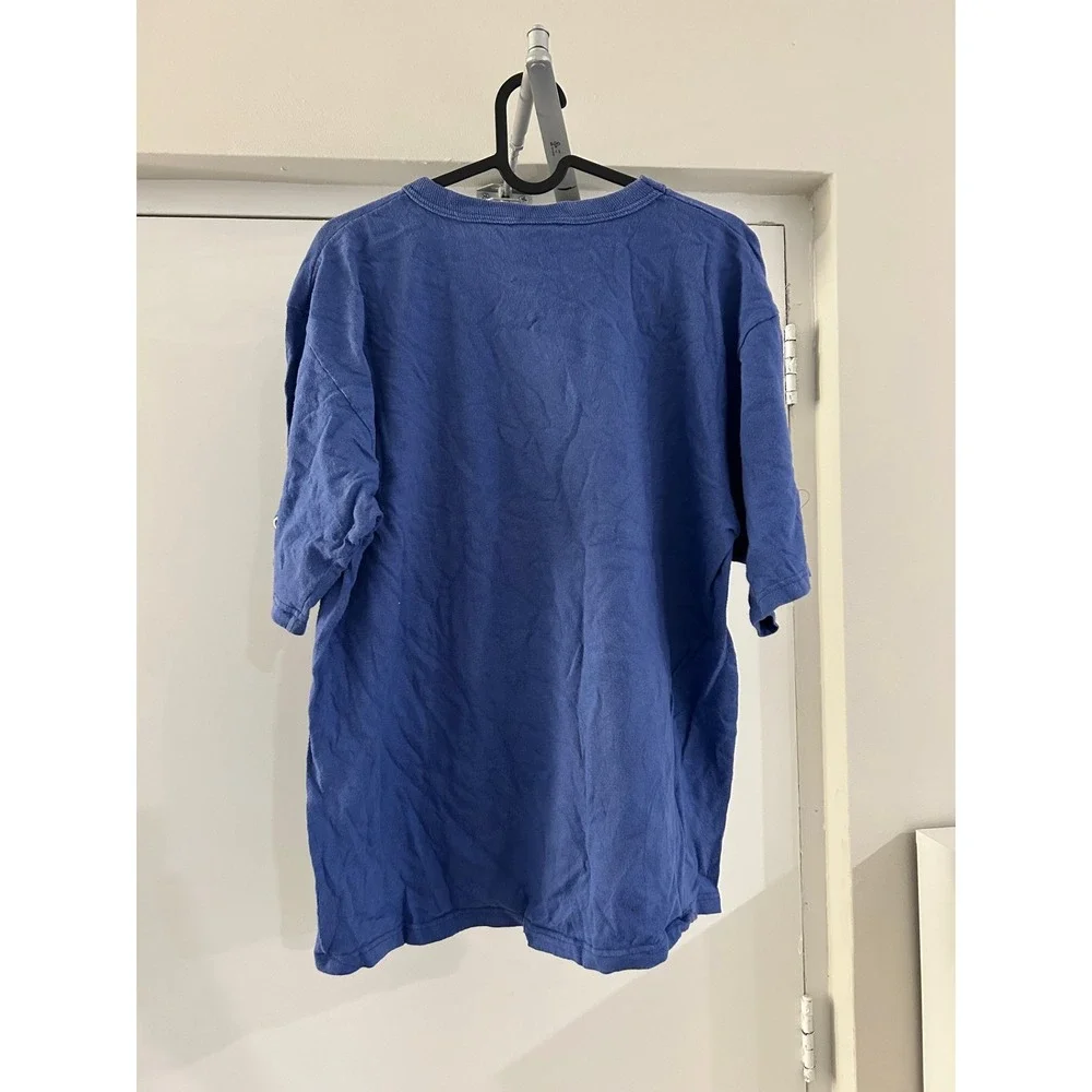 Champion Blue Short Sleeve Tee with Small Logo - Picture 7 of 8